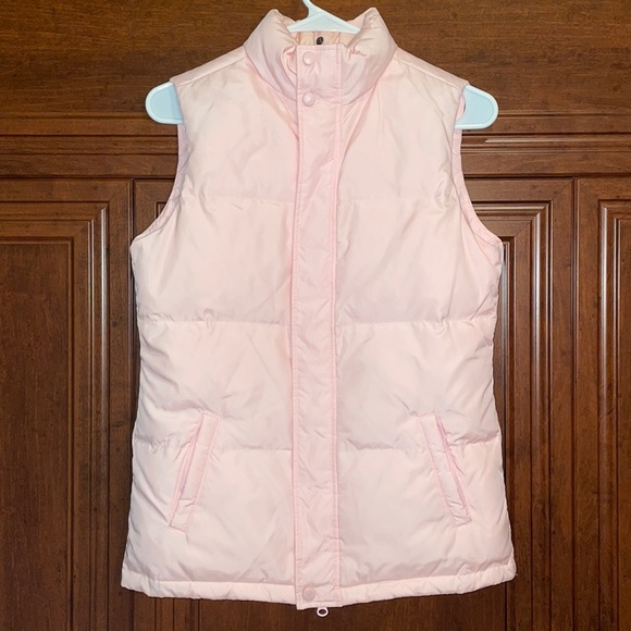 Girl’s Pink Roots Puffer Vest - Picture 1 of 5